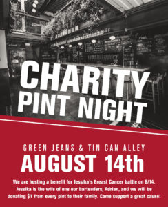 Charity Pint Night Charity Pint Night